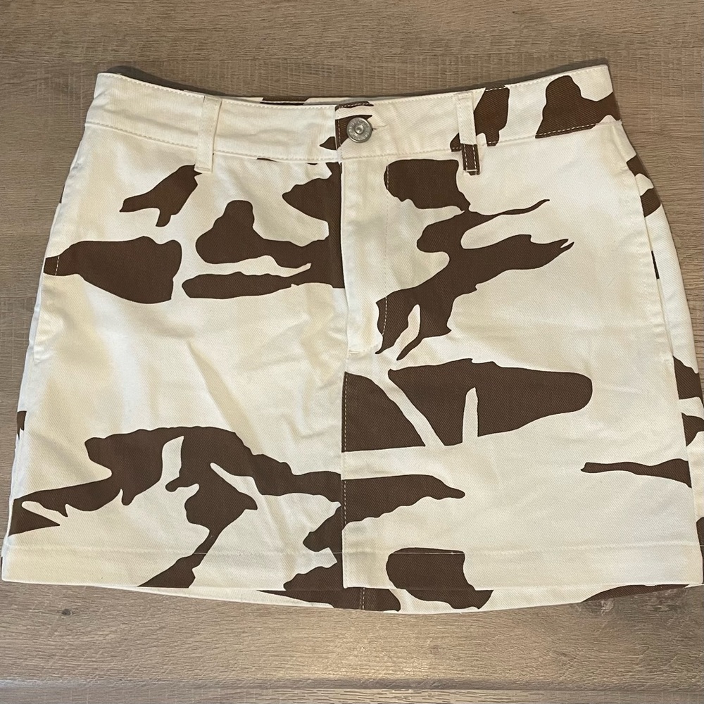 🔴Urban Outfitters BDG cow print mini skirt